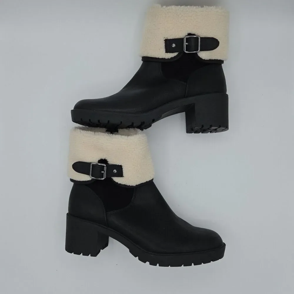 Steve Madden NY Womens Size 8.5 Chunky Ankle Boot Womens Size 8.5 Tilly